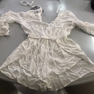 Never worn white romper